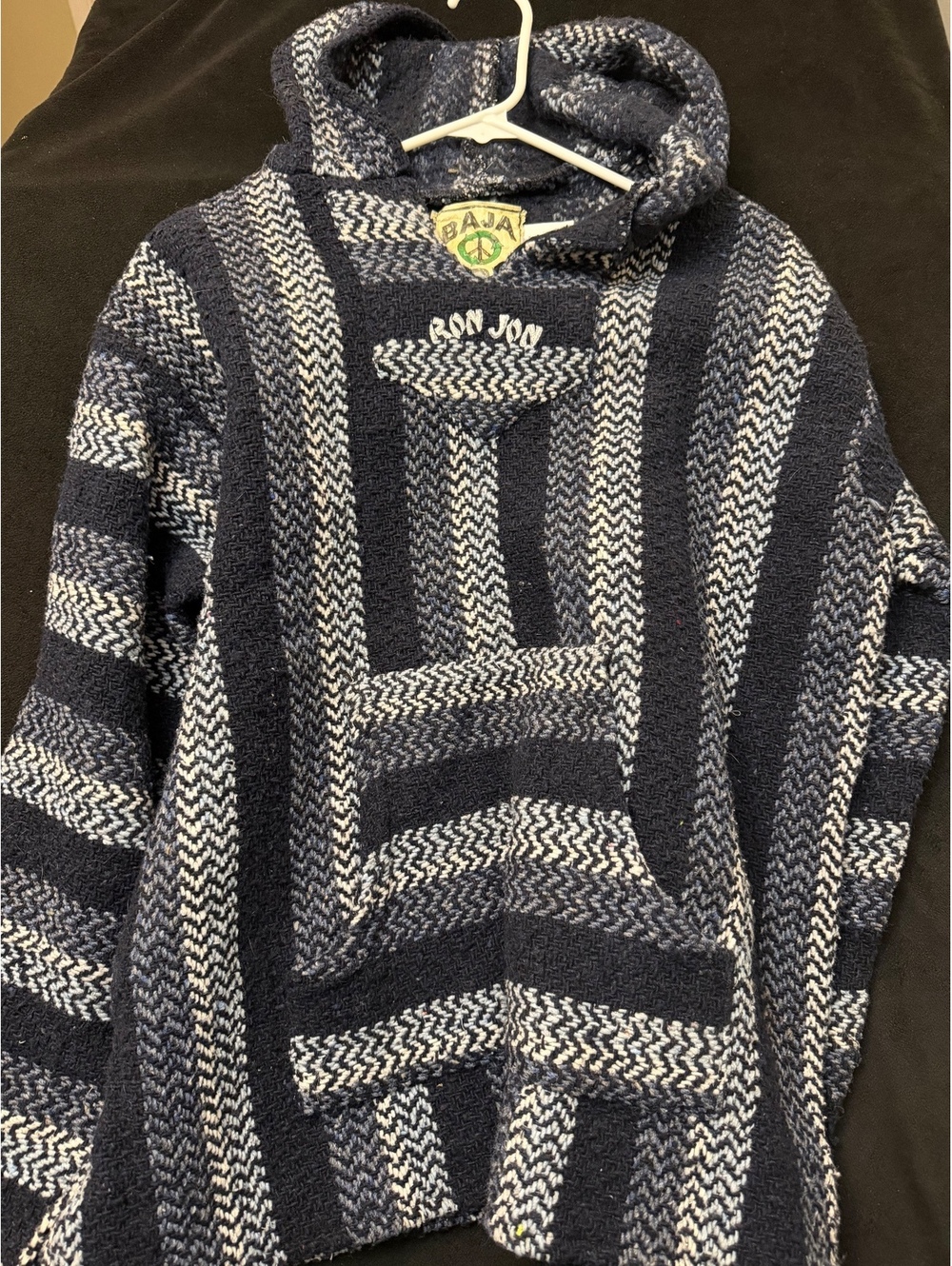 Baja Joe Ron Jon Hooded Pullover Sweater Medium